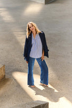 Load image into Gallery viewer, Joseph Ribkoff Denim Medium Blue Goldie Classic Wide-Leg Stretch Jeans
