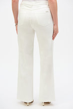 Load image into Gallery viewer, Joseph Ribkoff White Goldie Classic Wide-Leg Stretch Jeans
