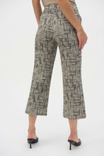 Load image into Gallery viewer, Joseph Ribkoff Beige Black Millennium Geometric Print Culotte Pants
