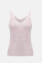 Load image into Gallery viewer, Joseph Ribkoff Metallic Knitted Camisole with Rhinestones
