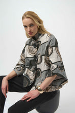 Load image into Gallery viewer, Abstract Jacquard Trapeze Jacket
