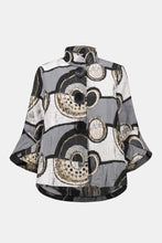Load image into Gallery viewer, Abstract Jacquard Trapeze Jacket
