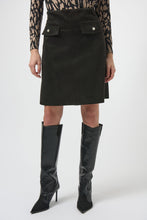 Load image into Gallery viewer, Faux Suede A-Line Skirt
