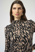Load image into Gallery viewer, Silky Knit Animal Print Fitted Top
