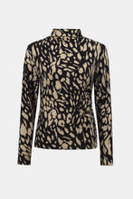 Load image into Gallery viewer, Silky Knit Animal Print Fitted Top
