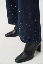 Load image into Gallery viewer, Classic Rhinestone Wide-Leg Jeans
