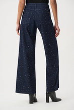 Load image into Gallery viewer, Classic Rhinestone Wide-Leg Jeans
