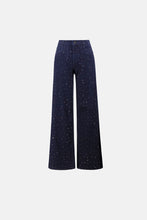 Load image into Gallery viewer, Classic Rhinestone Wide-Leg Jeans
