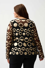 Load image into Gallery viewer, Mesh and Leatherette Collarless Jacket
