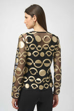 Load image into Gallery viewer, Mesh and Leatherette Collarless Jacket
