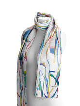 Load image into Gallery viewer, Dolcezza Simply Art &quot;Fighting The Wind&quot; Multi Print Scarf
