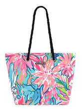 Load image into Gallery viewer, Dolcezza Simply Art &quot;Wishful Blooming&quot; Multi Print Canvas Tote Bag
