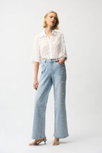 Load image into Gallery viewer, 3D Dot Jacquard Boxy Blouse
