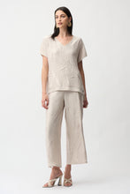 Load image into Gallery viewer, Pleated Satin Boxy Top With Silky Knit Back
