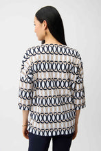 Load image into Gallery viewer, Stretch Poplin Geometric Print Tunic
