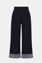 Load image into Gallery viewer, Silky Knit Pull-On Culotte Pants With Guipure Detail
