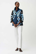 Load image into Gallery viewer, Satin And Mesh Soutache Jacket With Bell Sleeves
