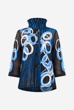 Load image into Gallery viewer, Satin And Mesh Soutache Jacket With Bell Sleeves
