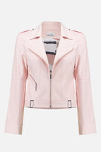 Load image into Gallery viewer, Foiled Faux Suede Fitted Jacket with Decorative Buckles
