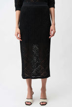 Load image into Gallery viewer, Cotton Blend Open Stitch Pencil Skirt
