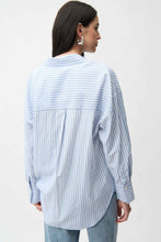 Load image into Gallery viewer, Tencel Stripe Print Boxy Blouse
