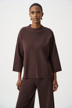 Load image into Gallery viewer, Brushed Viscose Straight Sweater with Mock Neck
