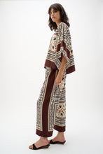 Load image into Gallery viewer, Scarf Print Wide-Leg Pull-On Pants
