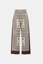 Load image into Gallery viewer, Scarf Print Wide-Leg Pull-On Pants
