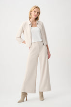Load image into Gallery viewer, Textured Knit Jacquard Culotte Pants With Pin-Tuck Detail
