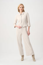 Load image into Gallery viewer, Textured Knit Jacquard Boxy Jacket With Shirt Collar
