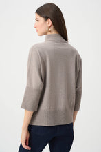 Load image into Gallery viewer, Brushed Viscose And Nylon Funnel-Neck Sweater
