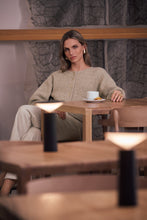 Load image into Gallery viewer, Sweater Knit Sequined Boxy Crewneck Cardigan
