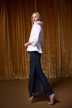 Load image into Gallery viewer, Chiffon Wide-Leg Pull-On Pants

