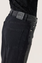 Load image into Gallery viewer, Soaked in Luxury SLRhea Black Washed Denim Jeans
