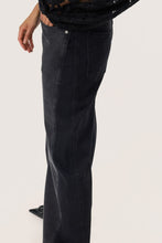 Load image into Gallery viewer, Soaked in Luxury SLRhea Black Washed Denim Jeans
