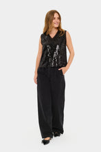 Load image into Gallery viewer, Saint Tropez Nuciana SZ Sleeveless Sparkle Blouse
