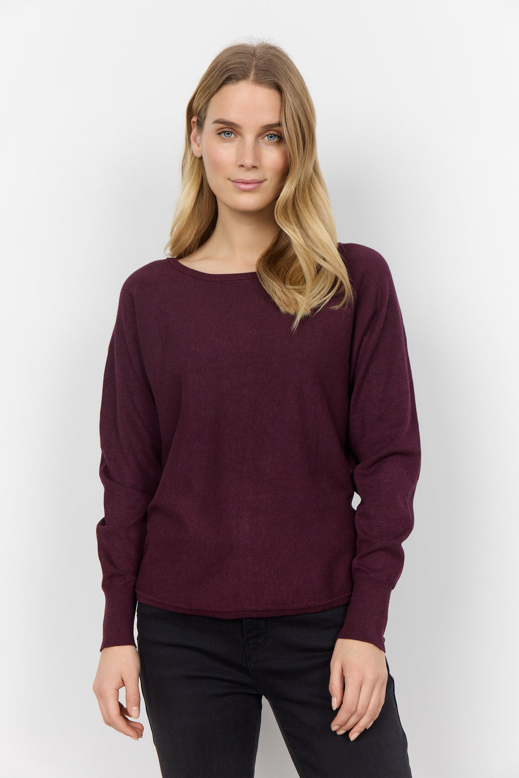 Soyaconcept Dollie Long Sleeve Button Back Sweater