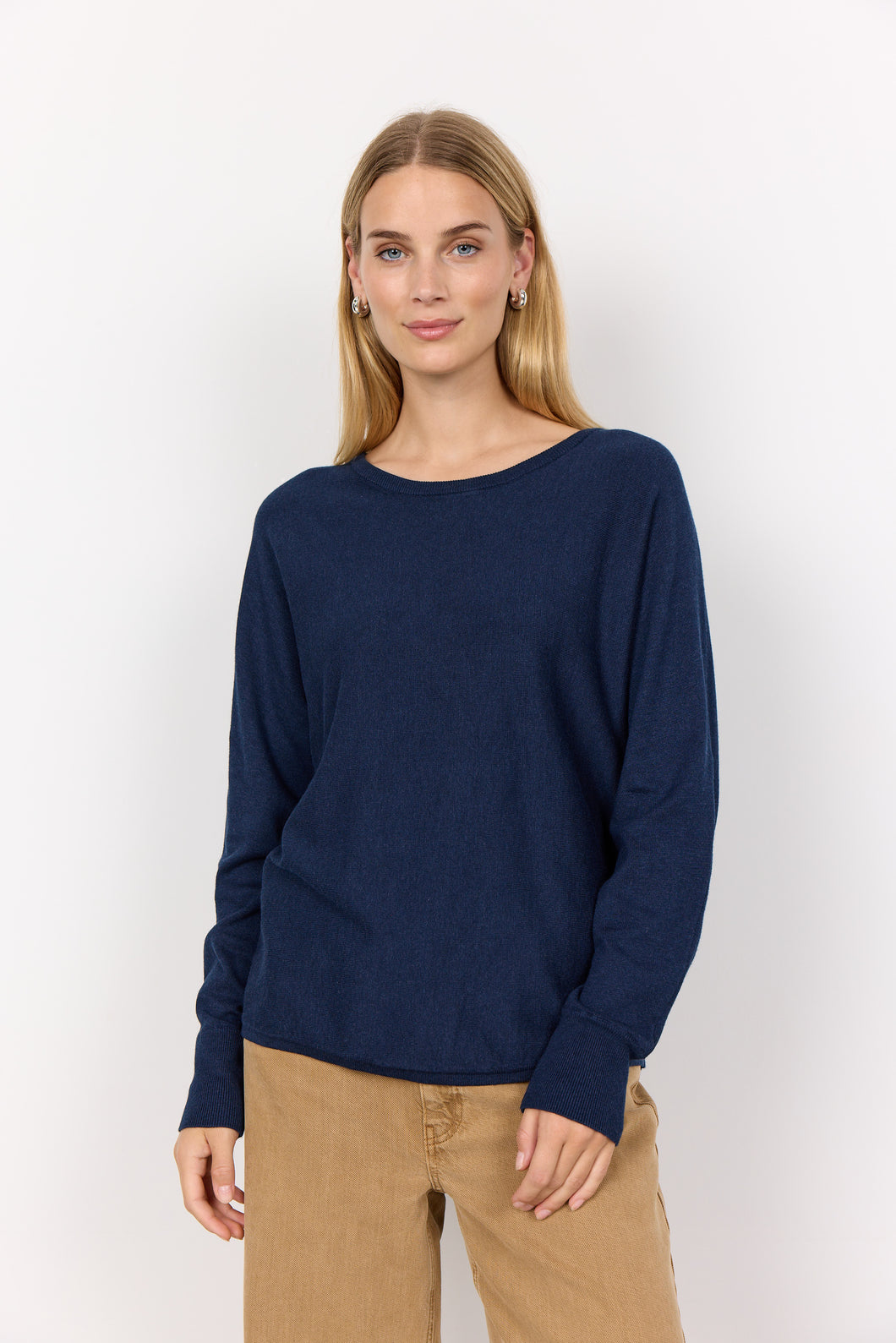 Soyaconcept Dollie Long Sleeve Button Back Sweater