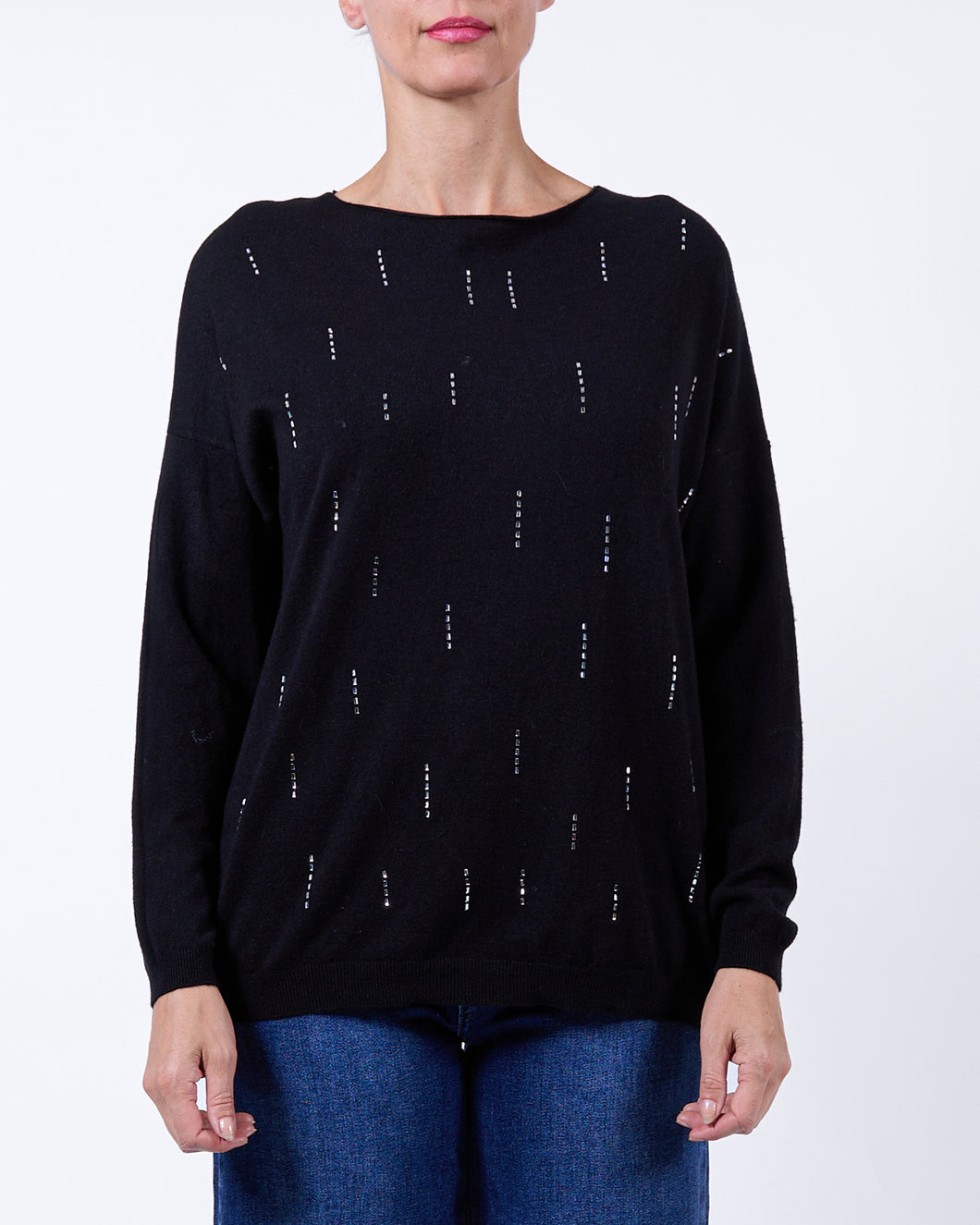 Angela Mara Sparkle Sweater
