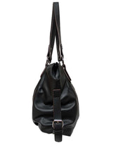 Load image into Gallery viewer, B.lush Black Large Shoulder Bag with Back Zipped Pocket
