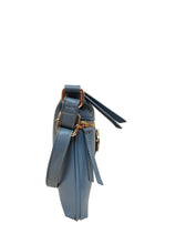 Load image into Gallery viewer, B.lush Crossbody Purse/Messenger Bag in Camel or Niagara Blue
