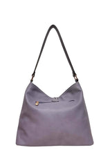 Load image into Gallery viewer, B.lush Lavender Shoulder Bag/Purse with Back Zipper Pocket
