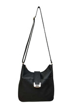Load image into Gallery viewer, B.lush Crossbody Purse with Buckle in Berry, Black or Mustard
