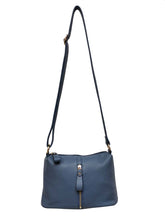Load image into Gallery viewer, Large Crossbody Bag with a Long Adjustable Strap in Slate Blue, Black or Astro Dust (Red)
