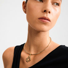 Load image into Gallery viewer, Pilgrim Charm recycled spiral pendant
