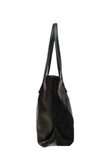 Load image into Gallery viewer, B.lush Black Classic Tote Bag with Back Zippered Pocket
