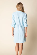 Load image into Gallery viewer, Gathered Back Shirt Dress
