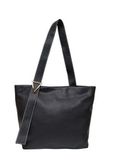 Load image into Gallery viewer, B.lush Black Tote Single Strap Shoulder Bag
