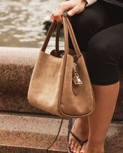 Load image into Gallery viewer, Steffie Suede Mini Tote Bag
