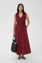Load image into Gallery viewer, Borgnette Shirred Dress
